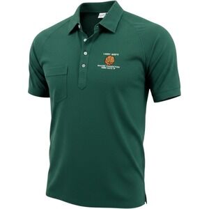 Vintage Di Minzoni Larry Bird Boston Connection‎ Polo L Cotton Green Retro